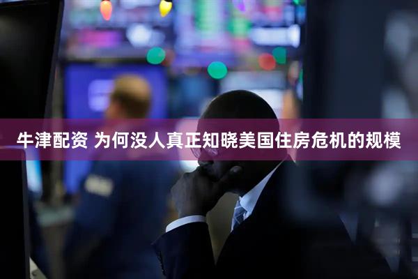 牛津配资 为何没人真正知晓美国住房危机的规模